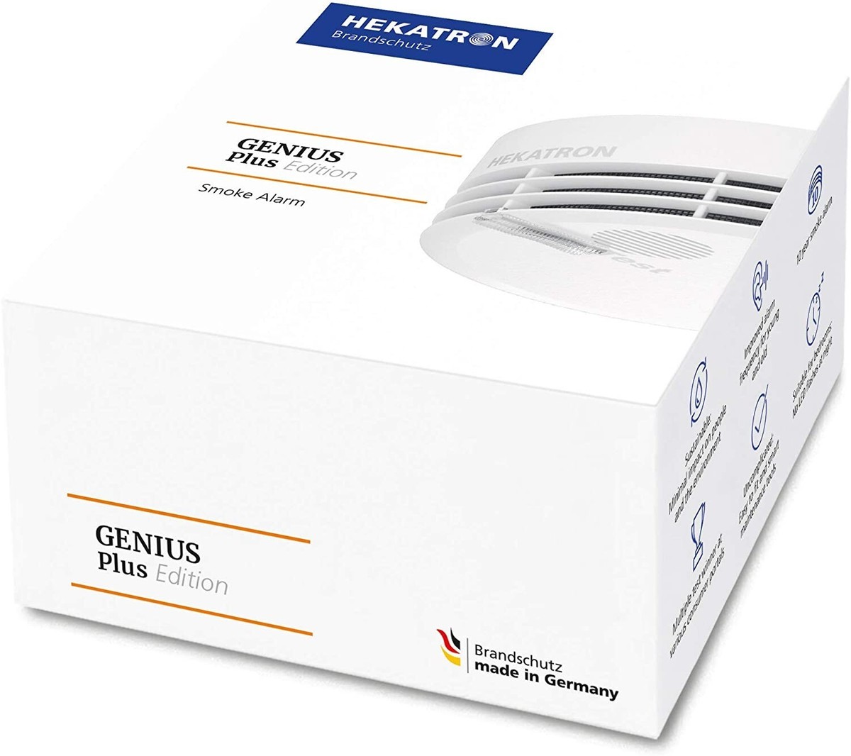 Rilevatore Fumo Hekatron Genius Plus X - Allarme Antincendio 10 Anni Batteria, Made In Germany - Foto 2