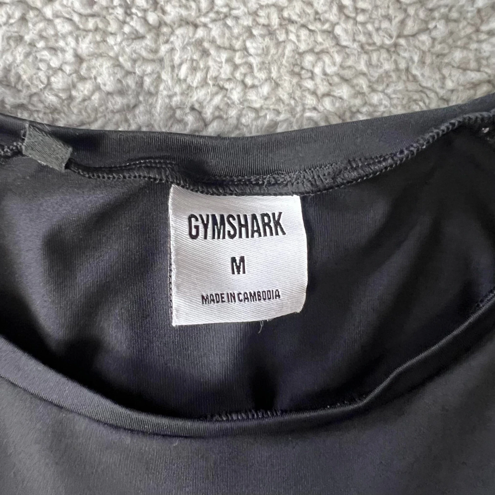 gymshark euphoria long sleeve cut out back shirt