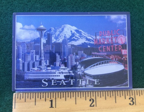 Seattle Washington Fridge Magnet - Picture 3 of 4