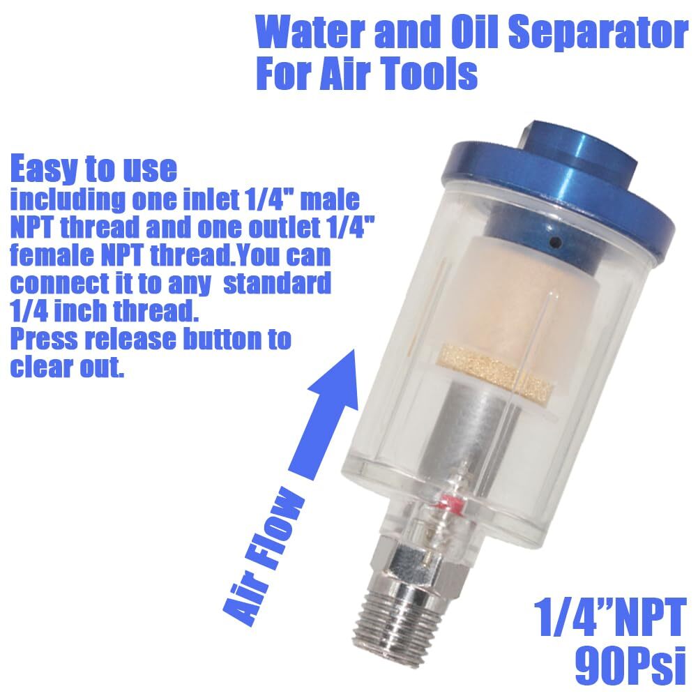 TOPA SPORT 30Mpa Oil-Water Separator High Pressure Air Filter With Paintball - View #2