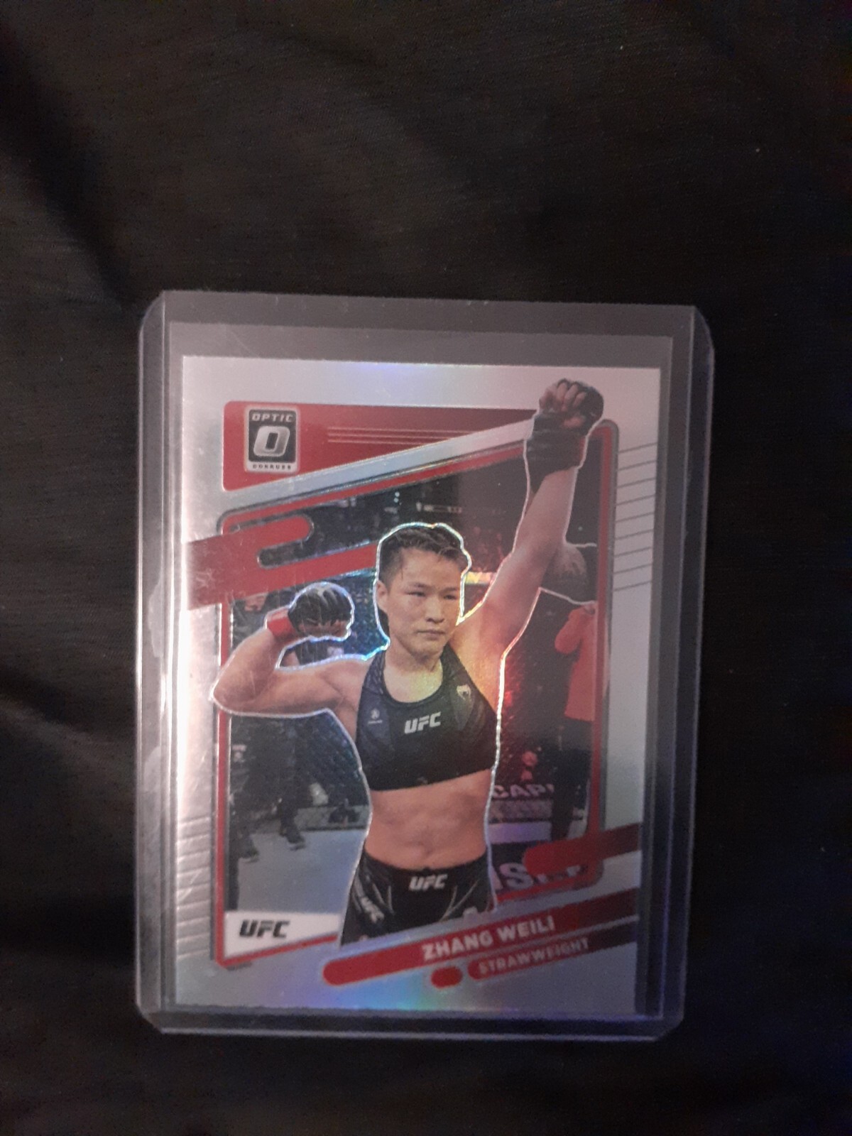 2022 Panini Donruss Optic UFC - ZHANG WEILI - #100 - SILVER PRIZM