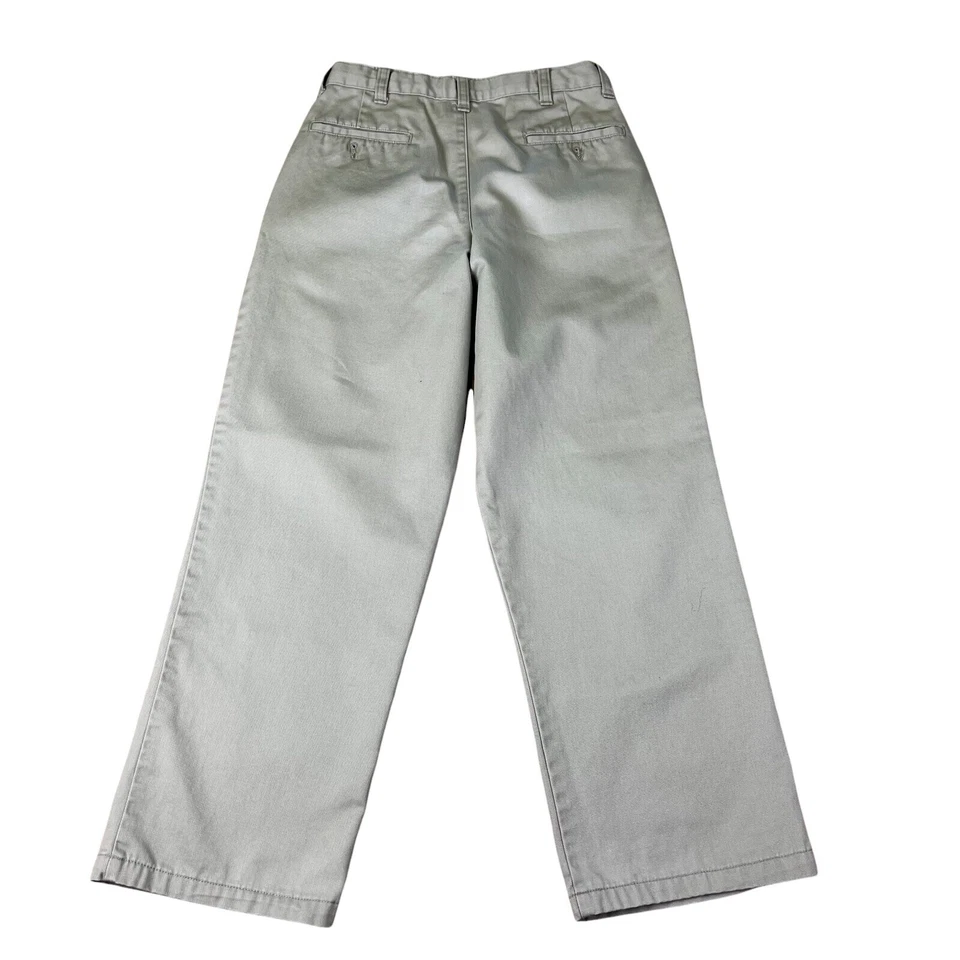 Pantalones George Youth Talla 12 Informales Crema Caqui Informales Cintura Ajustable Foto 3 de 4