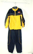 UR it Youth Boy's Blue Yellow Motor Speedway Track Suit Jacket  Pants Sz 6