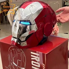 Autoking Iron Man Helmet MK5 1/1 Voice-controlled Mask Transform Cosplay Prop