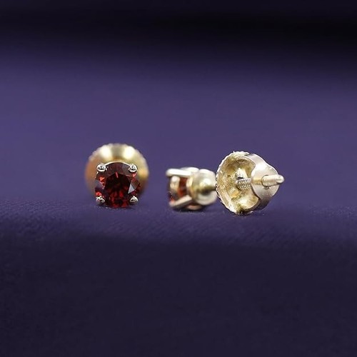 0.20 Ct / 0.25Ct Diamond Stud baby Earrings Lab Grown 14k Yellow Gold - Picture 4 of 23