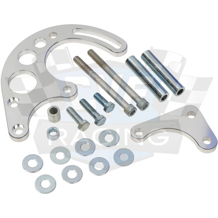 SBC Serpentine Pulley Conversion Kit Power Steering 350 400 Chevy Small Block - Image 4 of 4