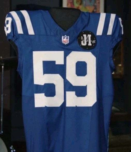 (2) Jim Irsay Memorial Jersey Patch & Pin - Indianapolis Colts  - Image 4 of 4