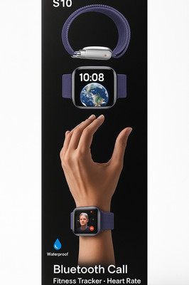 S10 Smart Watch  Bluetooth Call + Fitness Tracking