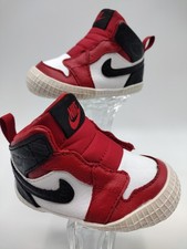 Nike Jordan 1 TD AJ1 Black Toe Reimagined Toddler Infant Crib shoe 3C HJ9289-061