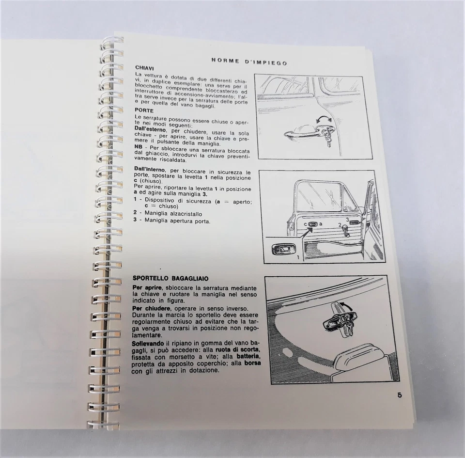 Innocenti MINI COOPER 1300 EXPORT - Manuale Uso e Manutenzione - 3a Ed. 1/1973 - Immagine 4 di 4