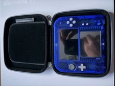 Crystal Blue 2DS Mint Condition With Glass Screen Protectors And Rare Case