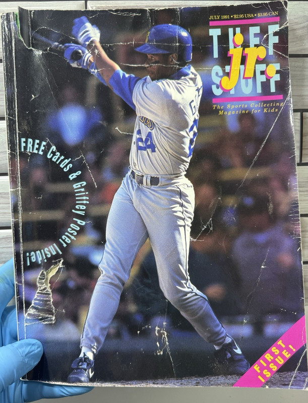 Tuff Stuff Jr. First Issue Illustrated July 1991 Sports Collecting Magazine