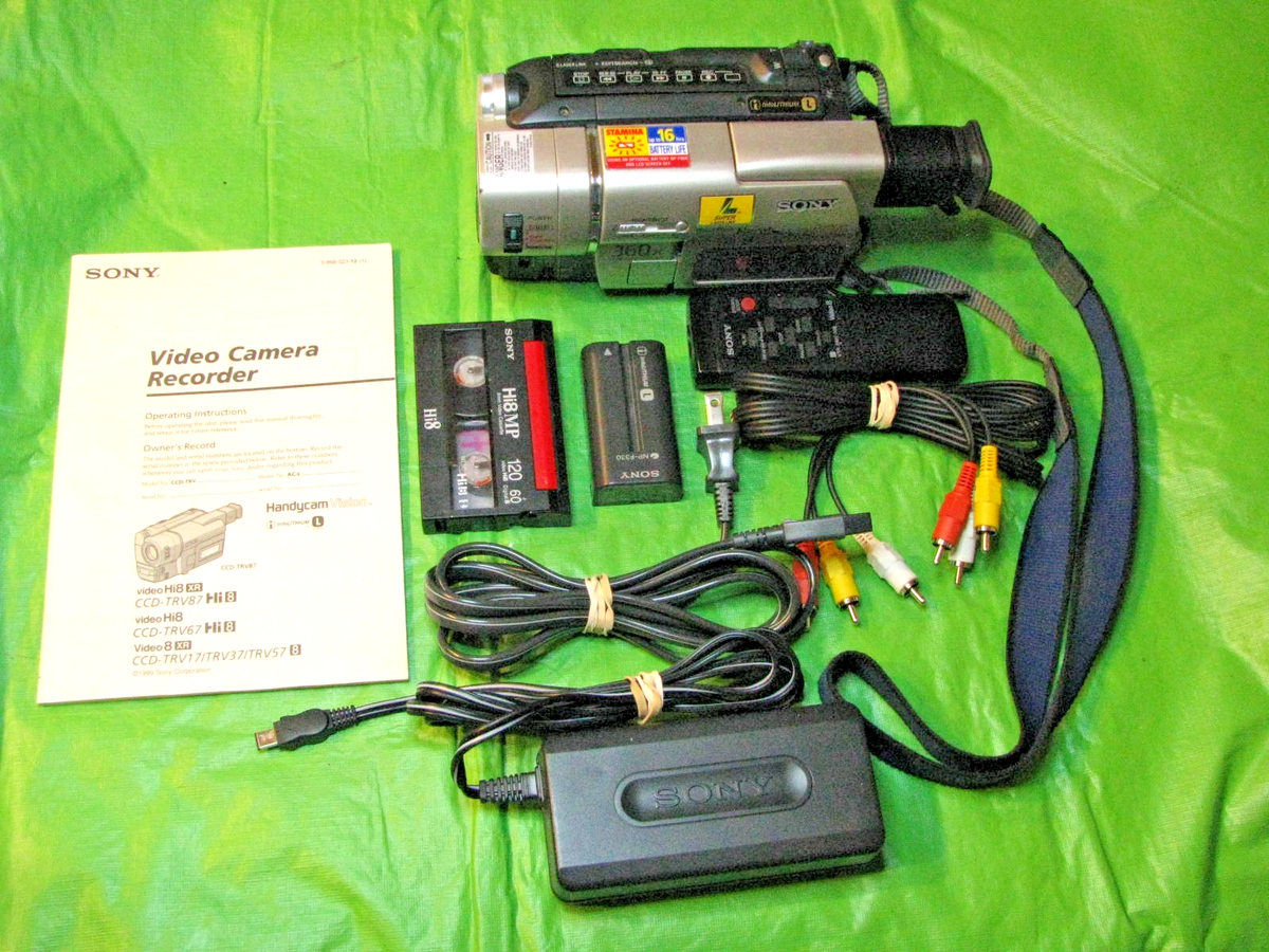 Sony Handycam CCD-TRV87 Hi-8 Analog Camcorder for sale online | eBay