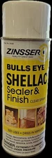12 oz Zinsser 408 Clear Bulls Eye Shellac Sealer and Finish Spray