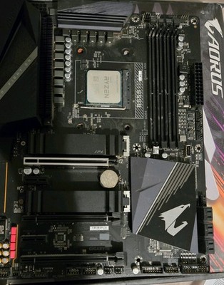  B550 AORUS PRO v2  & AMD Ryzen 9 5900X CPU Socket AM4 Combo