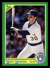 Terry Francona 1990 Score #216 Milwaukee Brewers BASEBALL *209