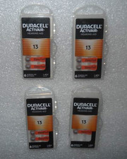 Duracell Activair Hearing Aid Batteries Size 13  23 Batteries Total