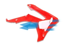 Cycra for 14-17 Honda CRF250R Powerflow Radiator Shrouds - Red