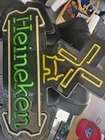 Vintage Light Up Heineken Beer Sign