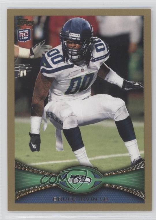 2012 Topps Gold 1271/2012 Bruce Irvin #44 Rookie RC 1b8