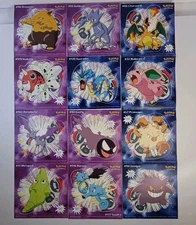 Lot Of 12 Vintage 1999 Pokémon 4" Stickers Decal Nintendo By PRISS Print Inc. #3