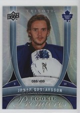 2009-10 Upper Deck Trilogy Rookie Premieres 88/499 Jonas Gustavsson #165 0a2