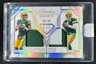 2023 Panini Flawless Jordan Love Brett Favre Dual Diamond Patch Silver #5/20