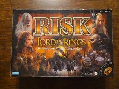 Risk The Lord of the Rings The Middle Earth Conquest Game 2002 Missing The Ring
