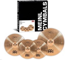 Meinl Cymbals HCS Bronze Complete Schlagzeug Becken Set (Video) Box Pack mit 14