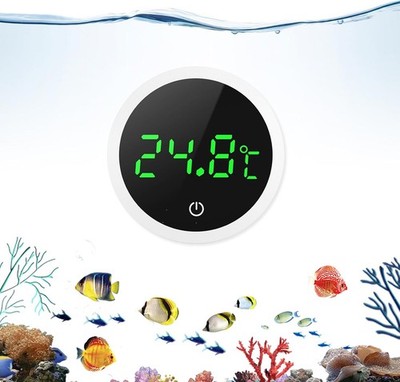 Mini Aquarium Thermometer Digital LED Touch Screen Hochpräzise Sensor für Süß-