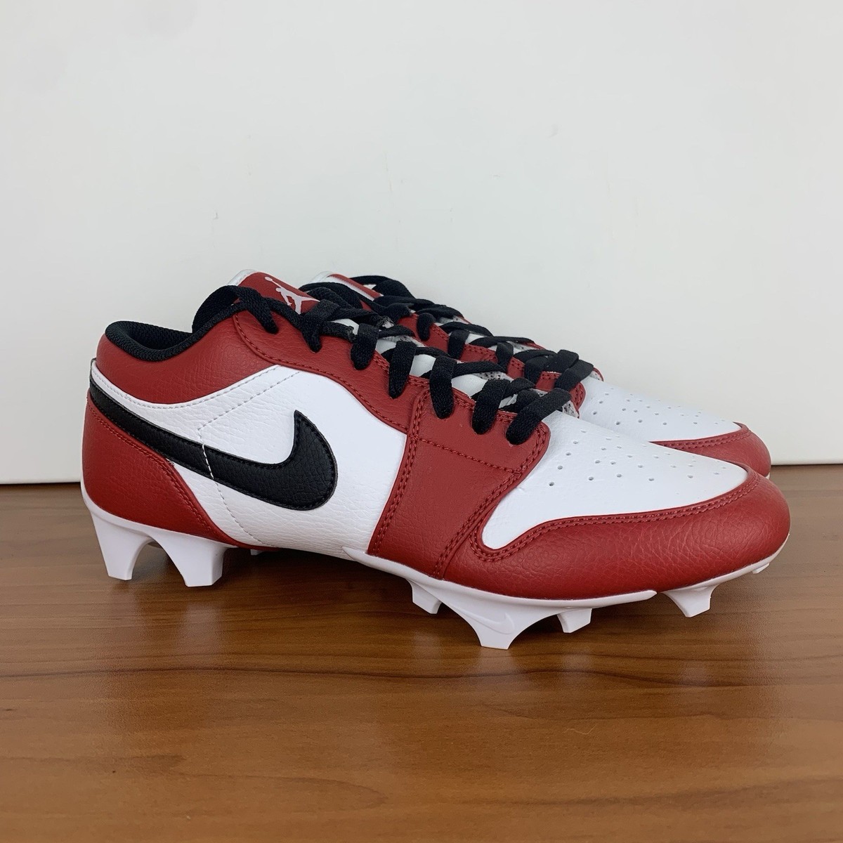 Nike Air Jordan Low TD Chicago Football Cleats Red FJ6245-106
