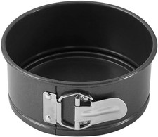 Haoyuan 6 Inch Springform Cake Tin - 16CM round Cake Pan, Non-Stick Baking Tins,