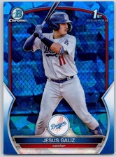 2023 Bowman Chrome Sapphire #BCP-187 Jesus Galiz 1ST