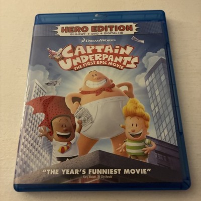 Captain Underpants: the First Epic Movie (Hero Edition) (Blu-ray, 2017)