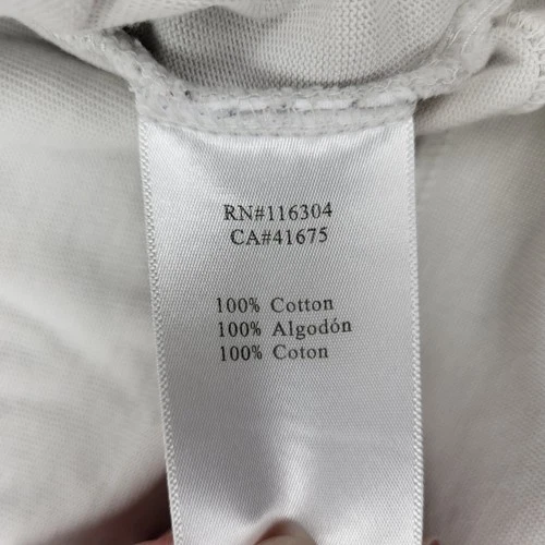 Converse Track Jacket Mens XL White Full Zip Pockets image 13