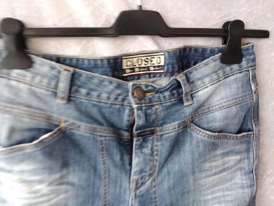 Closed Damen Jeans, Gr. 46 It, 40 EU, blau Gewäsche, Boots Cut  - Bild 3 von 4