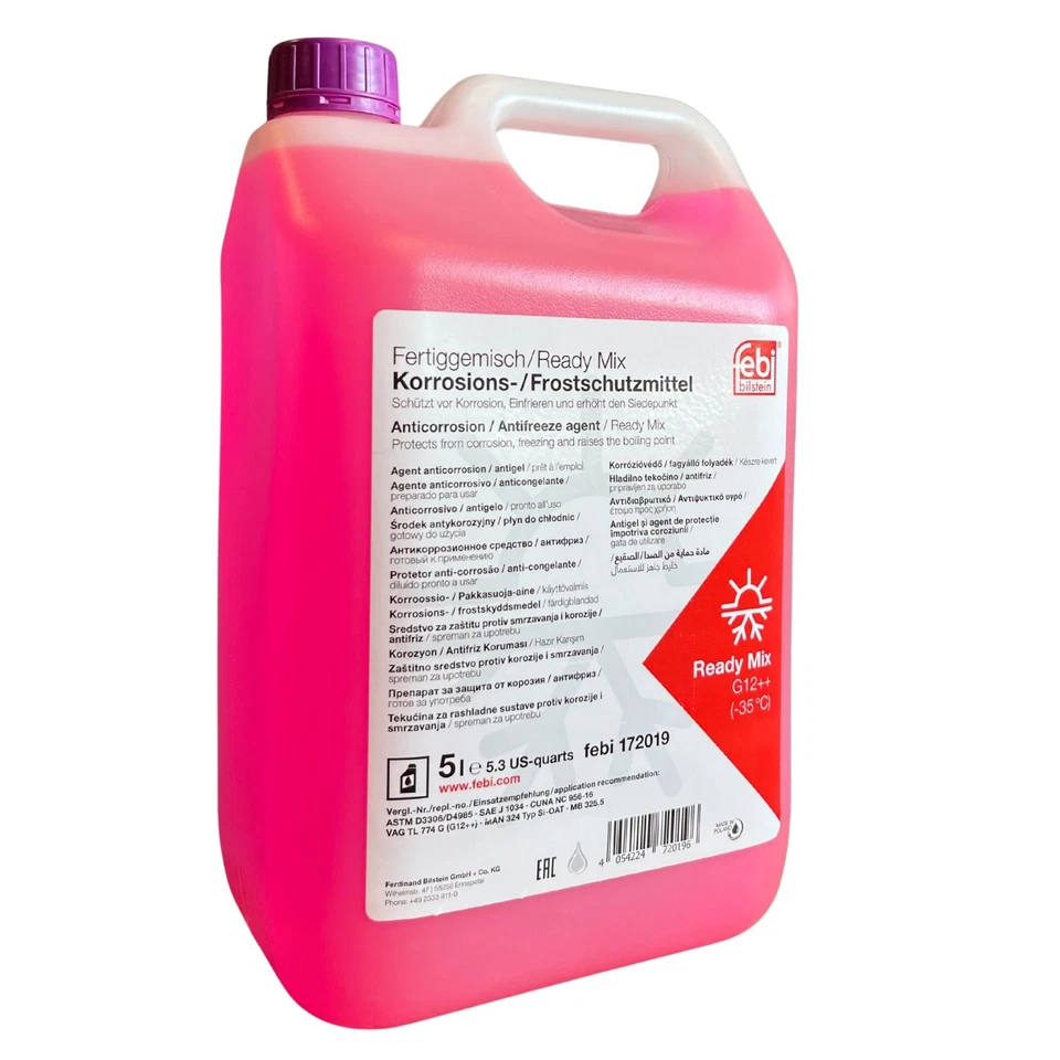 EPS 1.880.190 Thermostat + 5L FEBI G12++ für ALFA 166 LANCIA KAPPA 2.4D - Bild 2 von 3