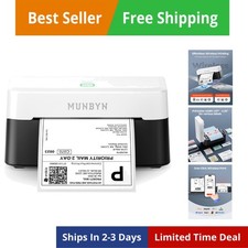 Bluetooth Thermal Label Printer , Wireless 4x6 Shipping Label Printer for Sma...