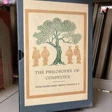 Philosophy of Confucius Peter Pauper Press Hardcover w/ Slipcase James Legge