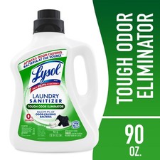 Lysol Tough Odor Eliminator Laundry Sanitizer Additive, , 0% Bleach, 90 oz 0.14 per gallon