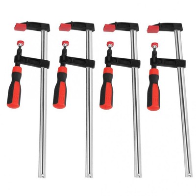 4Pcs Heavy Duty F Clamps Woodworking Bar Clips Quick Slide Accessory 50*300mm