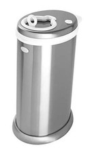 Steel Diaper Pail, Odor Locking, No Special Bag Required, Award Chrome