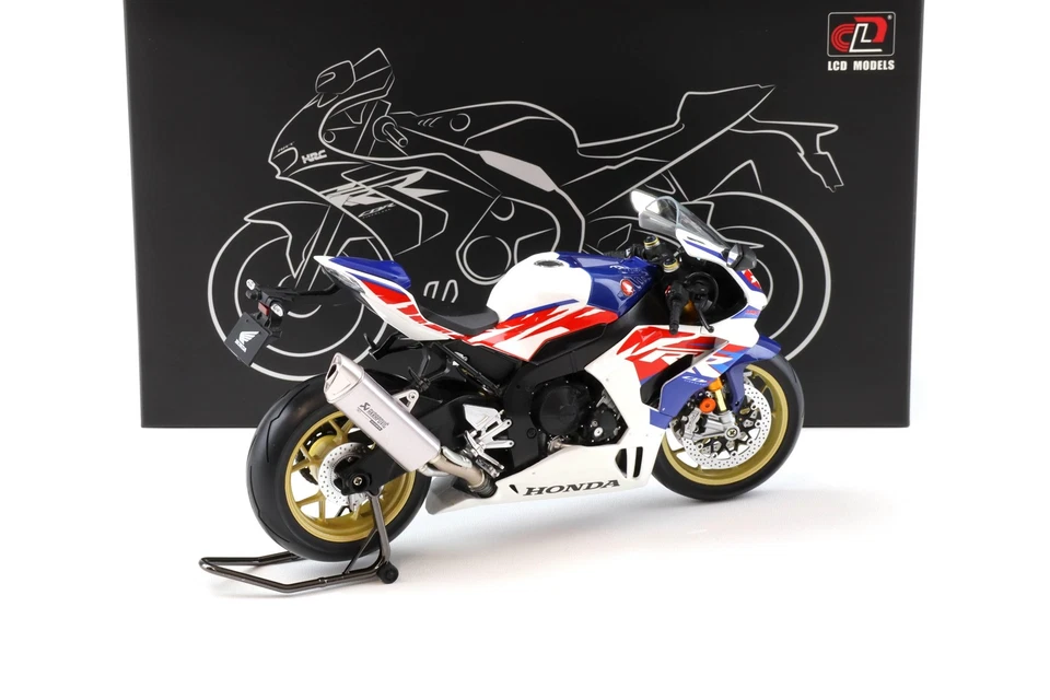 1:12 Modèles LCD Honda CBR1000RR-R Fireblade SP Blanc/ Bleu/ Rouge LCD-M02-WH - Photo 3/4
