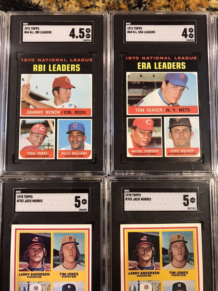 1970 MLB-PSA-LOTE de 32-GIBSON, ROSA, BANCO, RYAN, SEAVER, BRETT, KILLEBBREW-fotos Foto 3 de 4