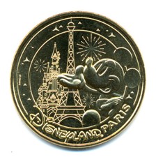 77 DISNEY Tour Eiffel et Château, 2024 Monnaie de Paris