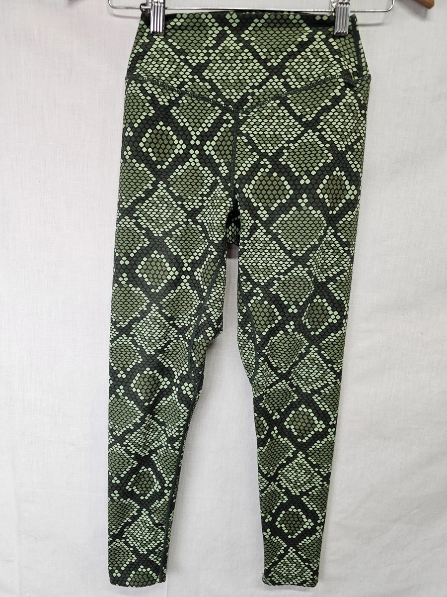 Green snakeskin clearance leggings