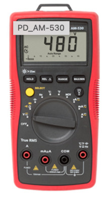 Amprobe AM-530 True-rms Electrical Contractor Multimeter MIN/MAX recording