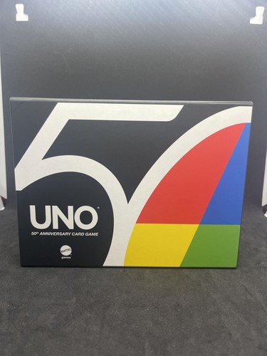 UNO Premium 50th Anniversary Golden Edition Card Game Exclusive Gold Coin