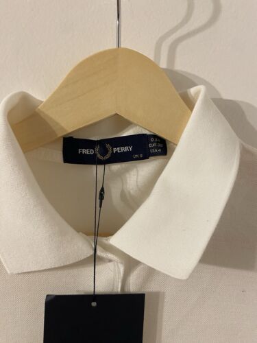 Fred Perry Womens A-Line Piqué Polo Shirt UK Size 8 Brand New - Picture 2 of 8