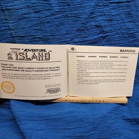 NES Nintendo adventure island manual only no game